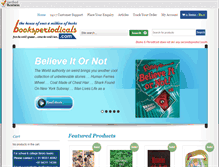 Tablet Screenshot of booksperiodicals.com